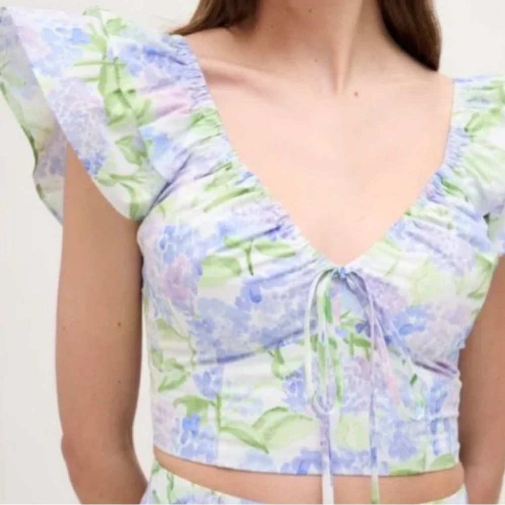 Hill House Alexa Top in Blue Hydrangea